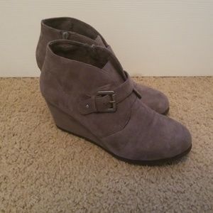 Maurice's suede booties